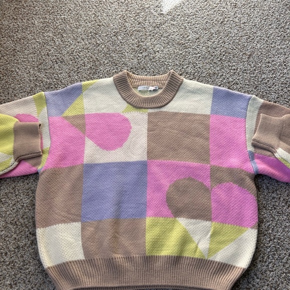 Colorful Knit Sweater - Cozy & Stylish - Picture 2 of 3